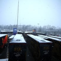 This F1 track covered in snow looks AMAZING