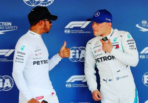 Hamilton won't give Brazil win to Bottas