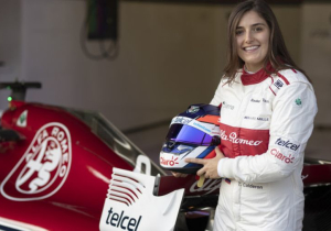 Tatiana Calderon maakt komende week debuut in Formule 1-auto