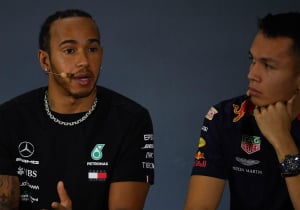 Hamilton backs Albon for Red Bull seat
