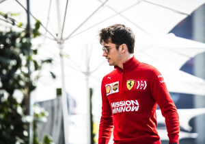 Leclerc: Ferrari not at Mercedes' level