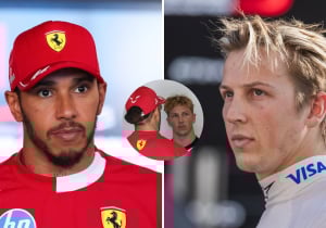 Racing Bulls and Liam Lawson take aim at seven-time F1 champion Lewis Hamilton