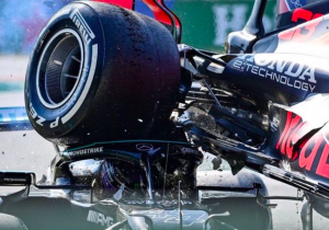 Hamilton "not lucky" to survive Monza crash