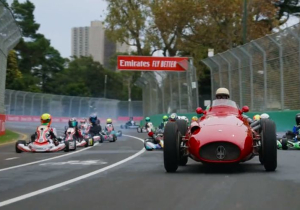 Australian Grand Prix - Former F1 star completes the first lap of revised Albert Park