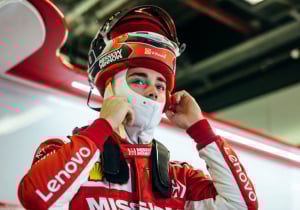 Leclerc reflects on first day as Ferrari driver