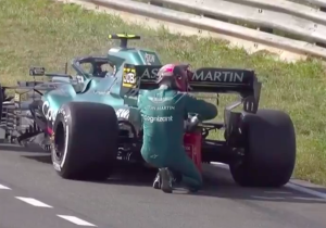 Vettel turns fireman with unsafe Aston Martin as Hamilton tops Dutch GP practice opener