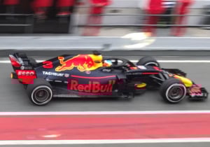 Testdagen Barcelona: Red Bull Racing wijkt niet af van kleurstelling