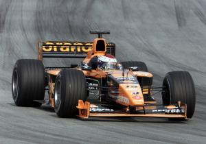 Arrows-bolide Jos Verstappen in de verkoop