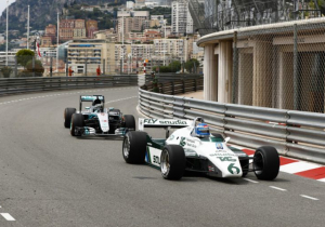 IN BEELD: Keke en Nico Rosberg de baan op in Monaco