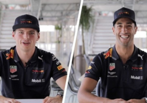 VIDEO: Max Verstappen geeft Nederlandse les aan Red Bull-collega's