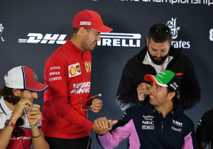 Perez ontkracht geruchten Vettel: "Kwestie van tijd voordat deze verstommen"