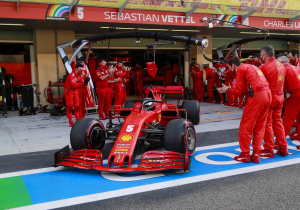 "Emotional" Vettel felt tension as Ferrari mechanics "waved goodbye"