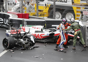 Schumacher car-splitting Monaco crash "super weird"