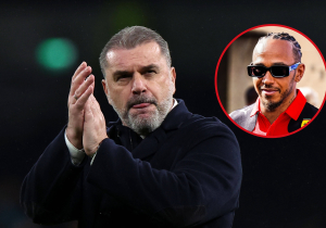 Spurs boss Postecoglou WINS Hamilton to Ferrari reaction battle