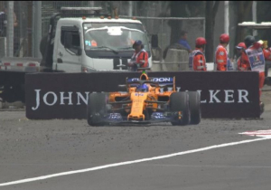 Alonso falls short of Schumacher record with Mexico DNF