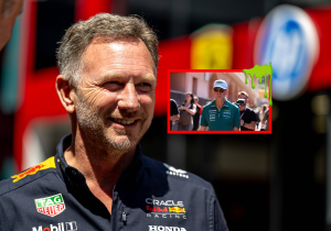 Horner ziet Newey live voor het eerst in het groen: "Hij lijkt op een gigantische snottebel!"