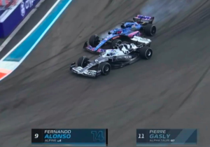 VÍDEO: Contacto entre Fernando Alonso y Pierre Gasly