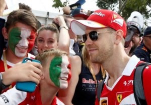 Vettel: "We zien vanzelf hoe de gridstraf van Hamilton uitpakt"