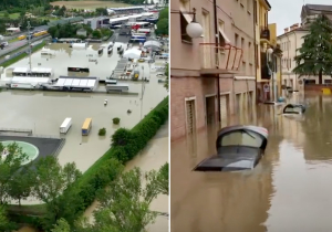 Imola F1 cancellation: Helicopter and drone footage shows horrific scope of Emilia Romagna devastation