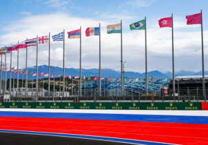Dit is de startopstelling voor de Russische Grand Prix