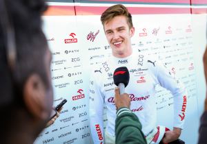 Alfa Romeo's Pourchaire revels in "best hour of my life"