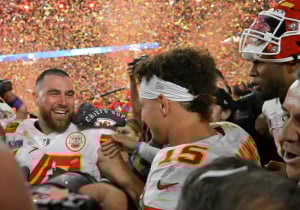 Kelce and Mahomes celebrate HUGE F1 result