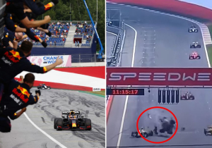 Waarom de wedstrijdleiding zo fel reageerde op de burn-out van Verstappen