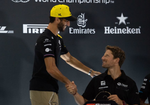 Ricciardo verrast door aanblijven Grosjean: "Had toch zo zijn ups en downs"