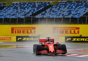Vettel and Ferrari out in front in Hungary - but only in wet conditions