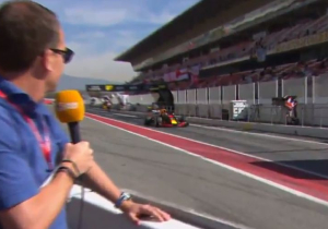 VIDEO: Robert Doornbos en Rob Kamphues bekijken proefstart van Ricciardo