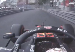 VIDEO: Verstappen door het lint na crash Leclerc in kwalificatie Monaco
