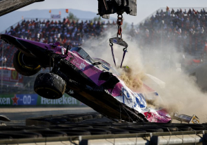 Stukje koolstof vermoedelijk de oorzaak van zware crash Stroll