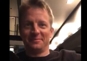 VIDEO: Raikkonen gets into the Christmas spirit