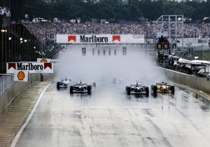 Damon Hill on lightning strikes, drenched grid girls and driving like a God