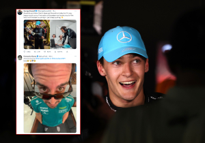 Russell reageert sportief op hilarische Tweet van Alonso: "Tot de volgende keer amigo..."