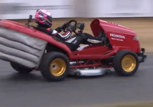VIDEO: Honda's inzet op Goodwood: een bloedsnelle grasmaaier