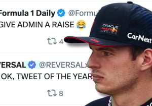 Verstappen failure causes unexpected win in 'F1 tweet of the year'