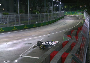 VIDEO: Yuki Tsunoda se estrella en Singapur