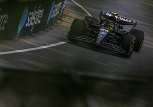 Hamilton leads Mercedes 1-2 in CHAOTIC double red-flagged free practice 2