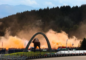 THREE F1 cars catch fire at scorching hot Austrian Grand Prix