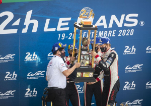 “We get to keep the trophy now” - Buemi after third Le Mans win