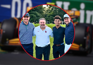 Norris krijgt klap van golfclub Brown: 'Moet je maar niet zo dichtbij staan'