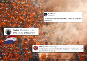 Grand Prix Zandvoort populair na optreden Orange Army in Oostenrijk