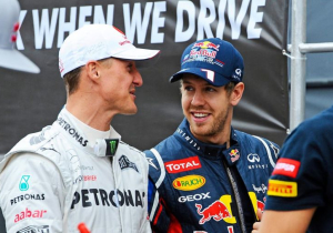 Vettel wishes to have battled 'hero' Schumacher