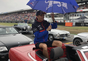 IN BEELD: Een natte Drivers Parade op Hockenheim