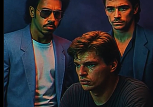 Fan maakt AI-versie van Miami Vice met Hamilton en Leclerc die Verstappen oppakken