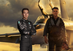 Russell has epic 'TOP GUN' moment ahead of Silverstone race