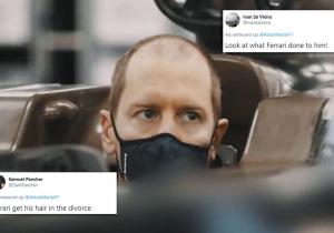 F1-fans in een deuk door nieuwe coupe Vettel: "Wat heeft Ferrari gedaan?"