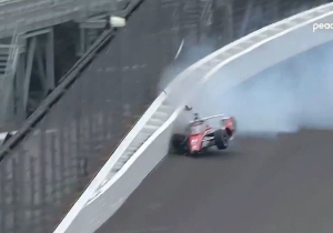 VIDEO: Rinus van Kalmthout maakt flinke klapper tijdens Indy500-test