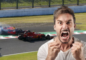 Onderzoek wijst uit: 1 op 5 mannen chagrijnig na uitvalbeurt Verstappen